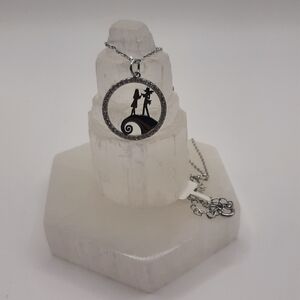 N39 Plated Nightmare Before Christmas Necklace- Charmed Aroma